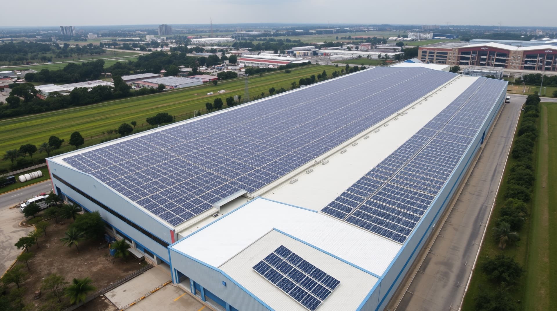 Solar panels for commercial lease